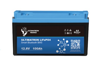 batterie lithium ultimatron lifepo4 smart bms 12.8v 100ah