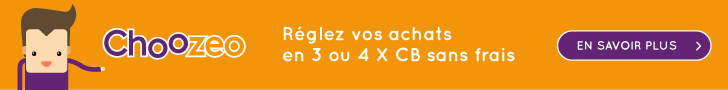 Paiement en 3 fois sans frais