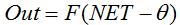 Activation function formula
