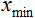 Minimum value of x