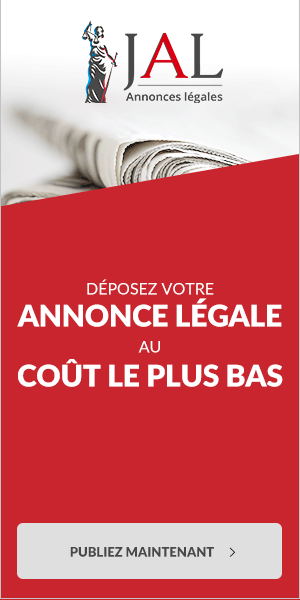 publier annonce legale pas chere