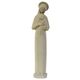 Statue de la Vierge Mère auréolée en ton pierre, 20 cm