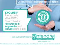 Chez Entendre, les aides auditives sont assurées et garanties pendant 4 ans !
