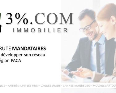 Négociateur immobilier Réseau 3%.COM (H/F)